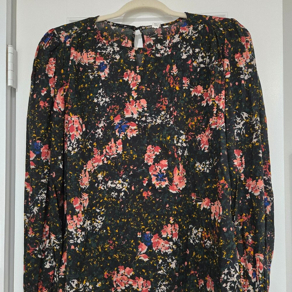Q/S floral blouse